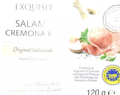 Salame Cremona CP K Exquisit 120 g, code 4337185305559