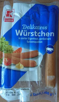 Delikatess Würstchen K-Classic , code 4337185499395