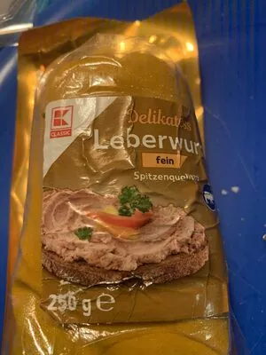 Delikatess Leberwurst fein K Classic 250g, code 4337185566042