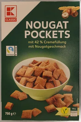 Nougat Pockets K-Classic, DE-VAU-GE Gesundkostwerk Deutschland GmbH 750 g, code 4337185593321