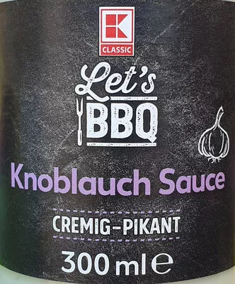 Knoblauch Sauce K-CLASSIC 300 ml, code 4337185826313