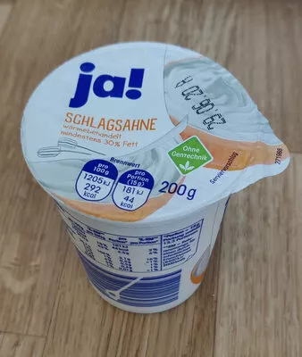 ja! Schlagsahne ja!,  Rewe 200g, code 4388840216970