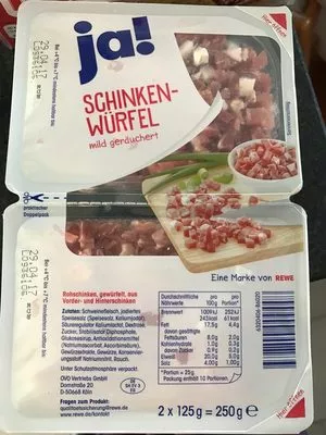 Schinkenwürfel Ja! 250g, code 4388844009448