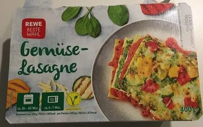 Gemüse Lasagne REWE Beste Wahl 400 g, code 4388844029958