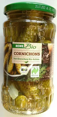 Cornichons REWE Bio 330 g, Abtropfgewicht 190 g, code 4388844062313