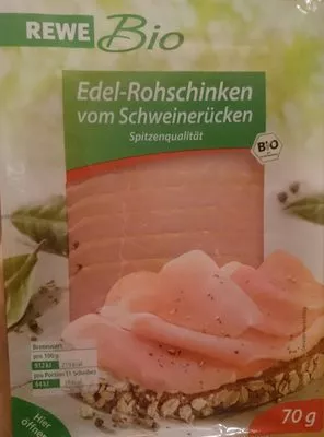 Edel-Rohschinken vom Schweinerücken rewe 70 g, code 4388844120747