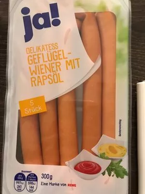 Delikatess Geflügel-Wiener ja! 300 g, code 4388844140363