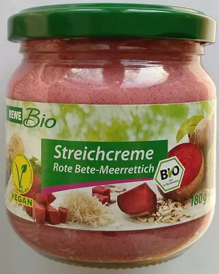 Streichcreme Rote Bete-Meerrettich REWE Bio 180 g, code 4388844204003