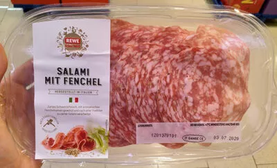 Salami mit Fenchel Rewe,  REWE Feine Welt 80 g, code 4388844262348