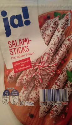 Salami-Sticks Minisalami Pikant ja! 100 g, code 4388844298071