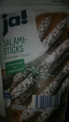 Salami-Sticks Minisalami Classic ja! 100 g, code 4388844298101