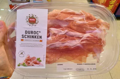 Duroc Schinken Rewe,  REWE Feine Welt 90 g, code 4388860221046