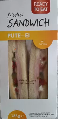 Frisches Sandwich Pute-Ei Ready to eat 185 g, code 4388860254372