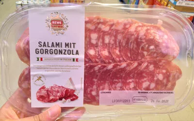 Salami mit Gorgonzola Rewe 80 g, code 4388860399530