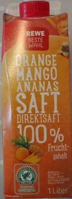 Orange Mango Ananas Saft REWE Beste Wahl 1 l, code 4388860461558