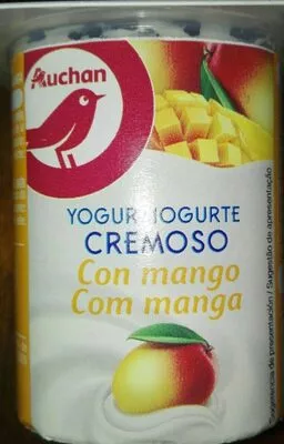 Yogur Cremoso con mango Auchan , code 4436531300344