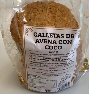 Galletas de avena con coco  , code 4436561160239