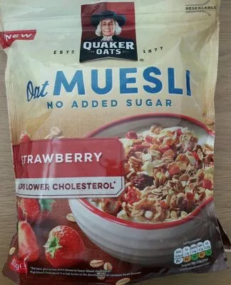 Quaker Oat Muesli, Strawberry Quaker , code 5000108612490