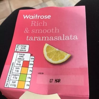 Taramasalata Waitrose , code 5000169187333