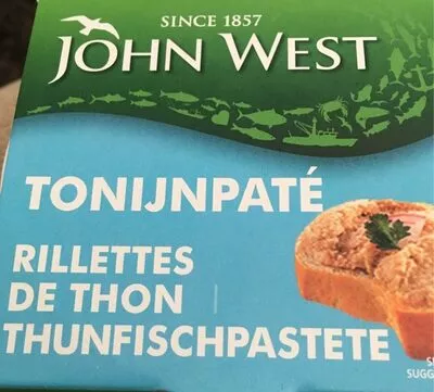 Rillettes de thon John West , code 5000171059253