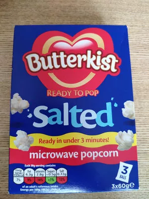 Butterkist Salted Microwave Popcorn Buterkist 180g, code 5000237129739