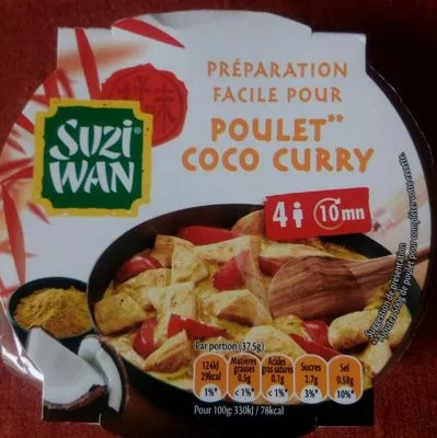 Préparation facile pour poulet coco curry SuziWan , code 5010034006188