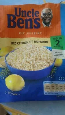 Riz cuisiné citron et romarin Uncle Ben's, Mars 250 g e, code 5010034522206