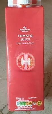 Tomato Juice from concentrate Morrisons , code 5010251479314