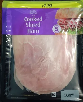 Happy Shopper Cooked Sliced Ham Happy Shopper 100 g, code 5010397005231