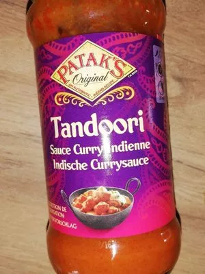 Tandoori Sauce Curry Indienne Patak's 350 g, code 5011308323017