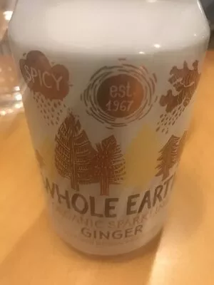 Organic Sparkling Ginger whole earth 330ml, code 5011835102772