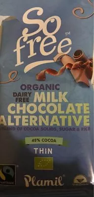 Organic Dairy Free Milk Chocolate Alternative So Free , code 5013092000549