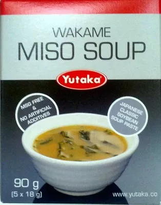 Wakame Miso Soup Yutaka 5 x 18 g, code 5014276432705