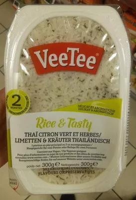 Riz Thaî au Citron Vert et aux Herbes Veetee 300 g e, code 5016805004735