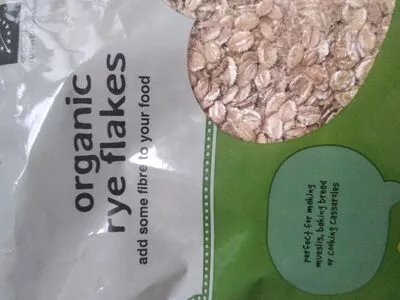 Organic rye flakes Holland & Barrett 500g, code 5017174156896