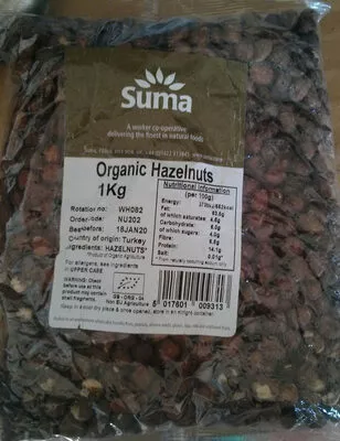 Organic Hazelnuts Suma 1 kg, code 5017601009313