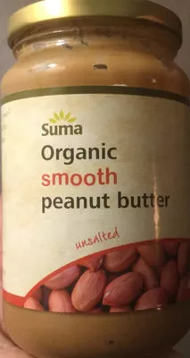 Organic smooth peanut butter Suma 340 g, code 5017601015048