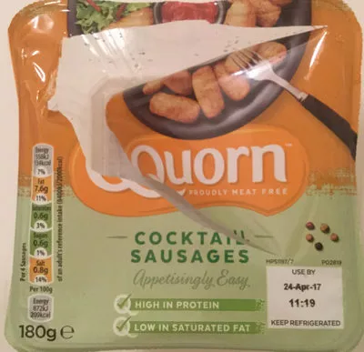 Cocktail sausages Quorn 180 g, code 5019503023022