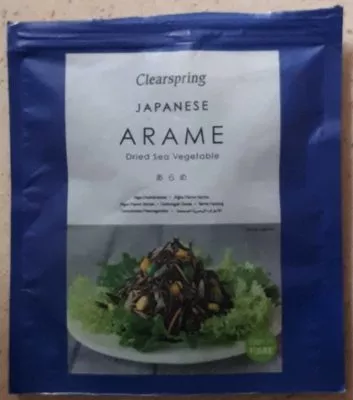 Japanese Arame dried sea Vegetable Clearspring , code 5021554000914