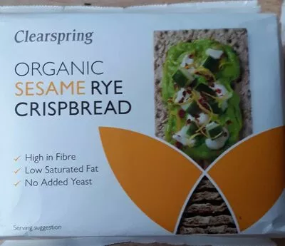 Sesame crispbread Clearspring , code 5021554003038