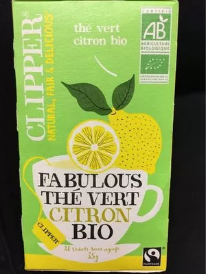 The vert bio au citron Clipper 35 g, code 5021991938825