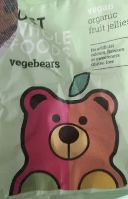 Vegebears JustWholeFoods, Just WholeFoods 100 g, code 5022775001018