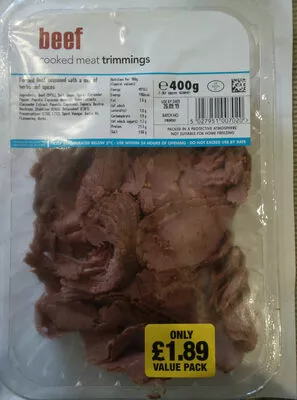 Beef cooked meat trimmings  400g, code 5027951007020