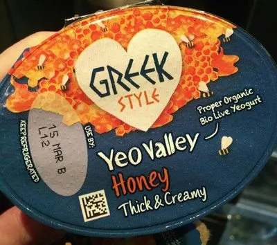 Greek style Honey Yeo Valley 400 g, code 5036589203896