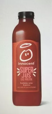 Super jus framboise cerise et pomme Innocent 750 ml, code 5038862137584