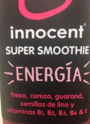 Super smoothie energia Innocent , code 5038862237987