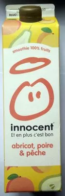 Smoothie abricot, poire & pêche Innocent 750ml, code 5038862266505