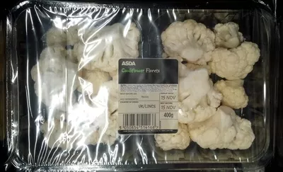 Cauliflower Florets Asda 400g, code 5050854514166