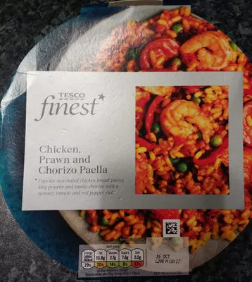 Chicken, Pran and Chorizzo Paella tesco 475g, code 5051399757834