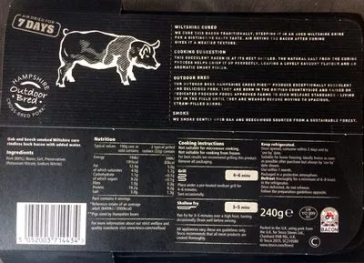 back bacon Tesco 240g, code 5052003714434